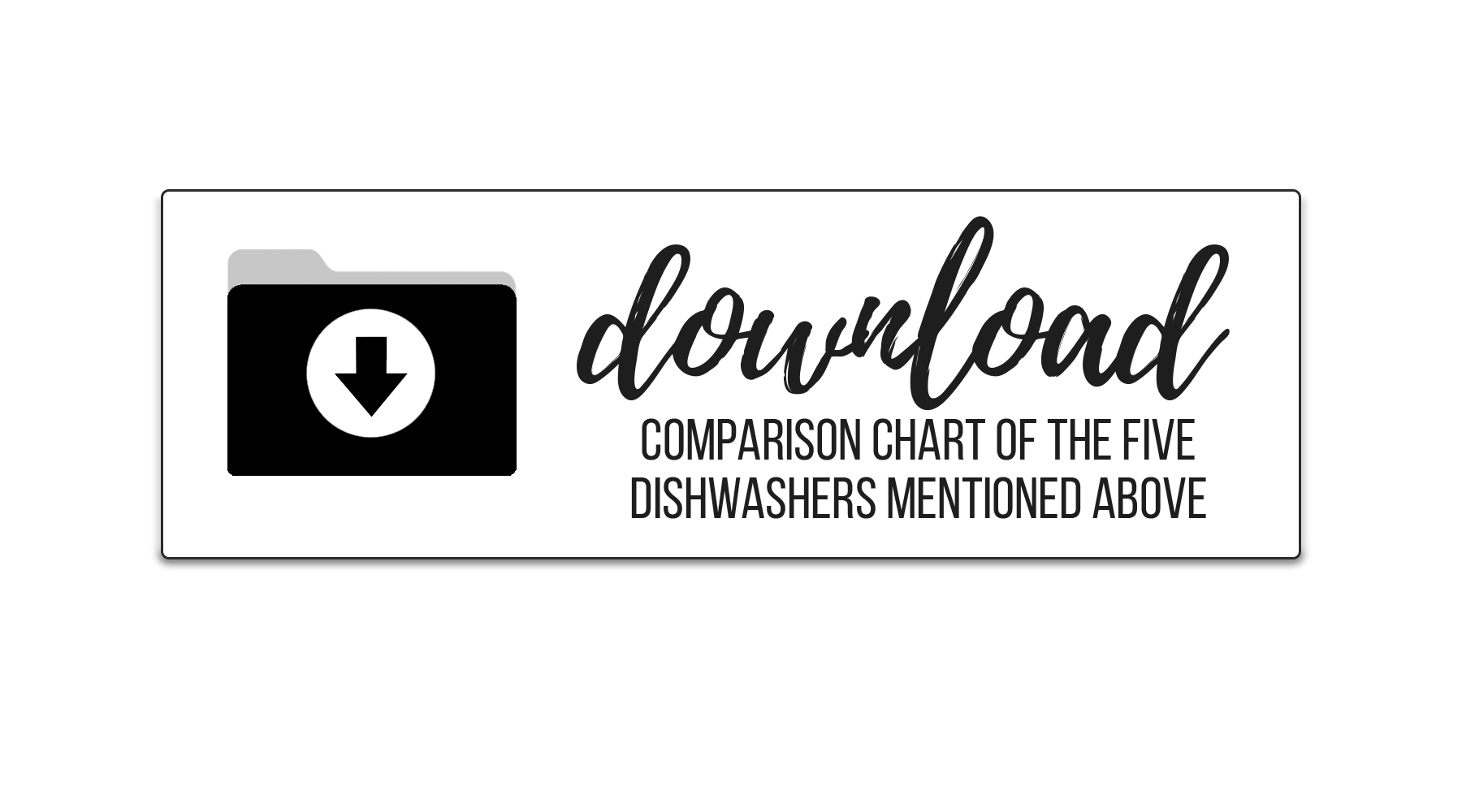 Dishwashers Button