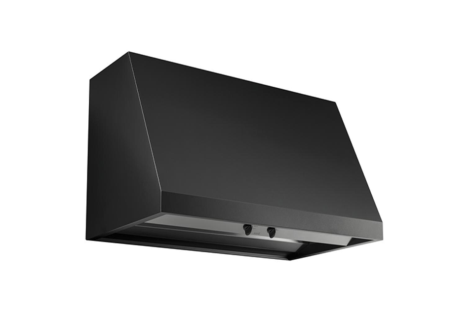 Cafe 30 in. Range Hood Telescopic Downdraft System with Light in Matte Black, Fingerprint Resistant