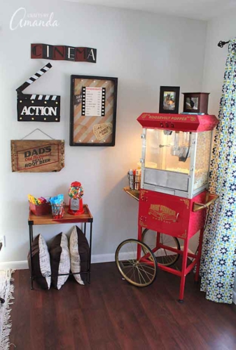 home movie theater decor